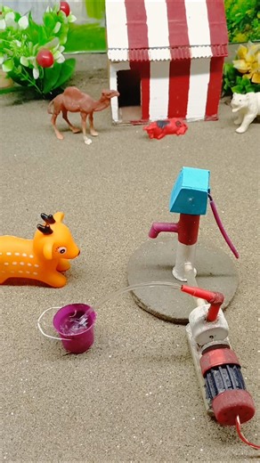 Mini Moto water hand pump project science project 410