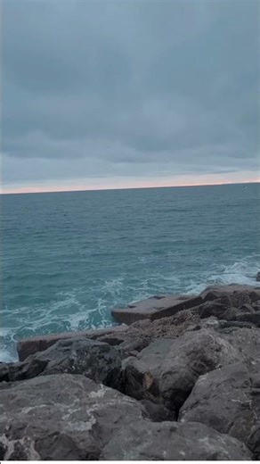 Cloudy Mediterranean Sunset in Sète | Golden Horizon Light Over the Sea