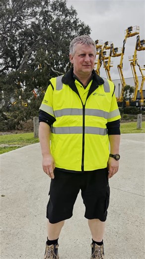 Dave works to take his daughter on a beach day 🏖⚽. Thinking about the holidays? Losing focus at work, even for a moment, can lead to serious harm. Work safe so you can get home safe. | WorkSafe Victoria