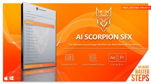 AI Scorpion SFX - Sound Effects Plugin for After Effects & Premiere Pro