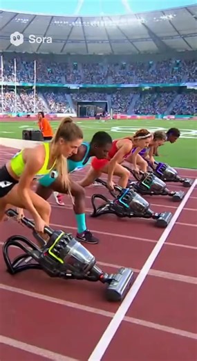 AI has officially turned cleaning into a competitive sport. Thanks to OpenAI’s Sora 2, the internet is now filled with women sprinting down tracks with hyper-realistic clips of vacuum cleaners, performing synchronized routines, and battling it out in high-stakes Olympic events. What started as a meme has turned into a full-blown trend that proves how far AI video generation has evolved. Sora 2 can now simulate cinematic movement, realistic suction physics, and fully dynamic environments, all fro