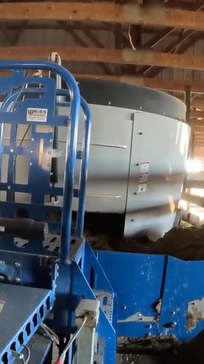 11K views · 174 reactions | Taking the silo down and cutting a hole in the barn worked out perfectly. Now, feeding the cows is quicker than ever. Less than 6 minutes to dump a complete, balanced meal for them. #FarmLife #CowFeeding #DairyFarming #BarnSetup #FarmingInnovation | Siegler Dairy Farm | Facebook