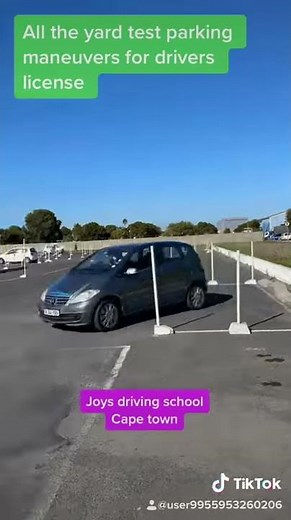 Yard test for drivers test South Africa.