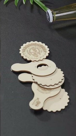 Laser-engrave your own message on a bottle opener with AtomStack Swift! #atomstack #laserengraver