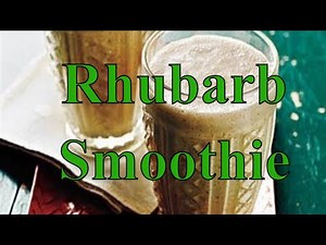 Rhubarb Cream Smoothie