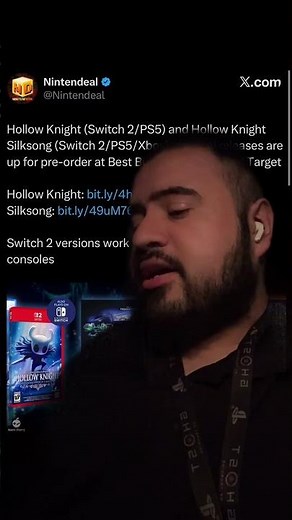 Hollow Knight SILK SONG PHYSICAL RELEASE!! #holowknight #silksong #hollowknightsilksong