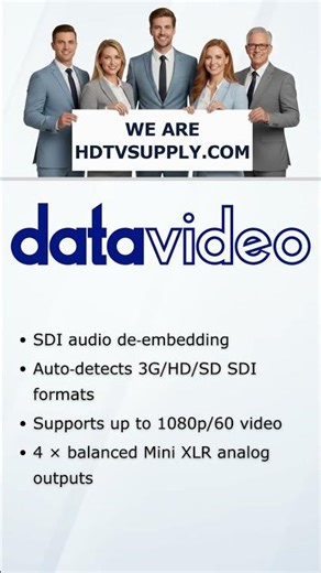 Datavideo DAC-90 HD/SD-SDI Audio De-Embedder
