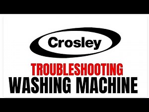 Crosley Washer Push Button Not Working