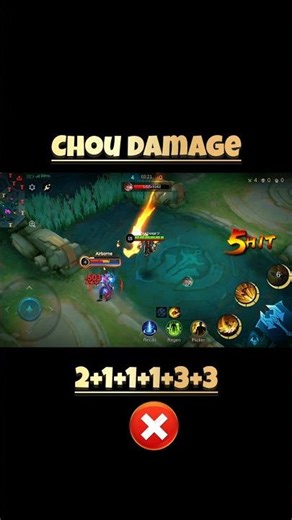 CHOU DAMAGE TUTORIAL | Skillnova-YT ✅