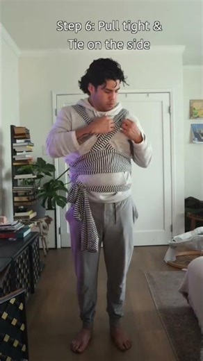 Solly Baby Wrap Tutorial #newborn #babywearing #dad #parenting