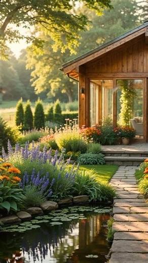 Charming cozy wooden cottage | Peaceful Scenes