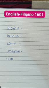 1.3M views · 10K reactions | Filipino-English Translations ❤️❤️❤️ | Manilyn Anonuevo Tamayo | Facebook