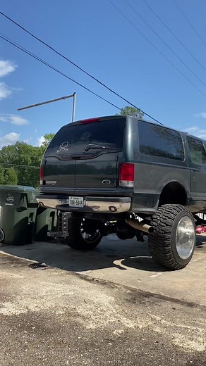 Custom Lifted Ford Excursion on 24s in Texas