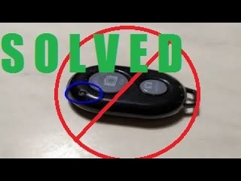 HOW I FIX PAIRING AND BLUETOOTH BUTTON PROBLEM IN MY SELFIE STICK