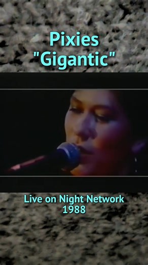 Pixies - "Gigantic" live on TV (1988) #pixies #80salternative #indierock #collegerock #80srock