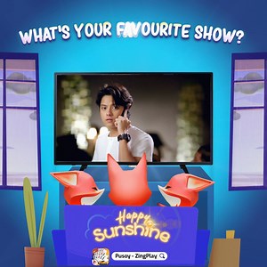 👉🏼Let's #PusoyZingPlay know some of the trending TV shows or series in the Philippines 👇🏼PLAY and WIN MASSIVE REWARDS: 🎁 Electrolux Washing Machine 🎁 Philips Smart LED TV 🎁 Xiaomi Redmi Note 9 🎁 Imarflex Portable Cooker 🎁 Sodexo Vouchers 🎁 Massive Golds --------- #HappySunshine will bring lots of FUN with MASSIVE surprises for our beloved #ZingPlayPlayers during this rainy season 📅 Event time: July 08 - July 23 (0:00AM) 🔥Total prize value is up to 150,000 pesos --------- 🔥Download n