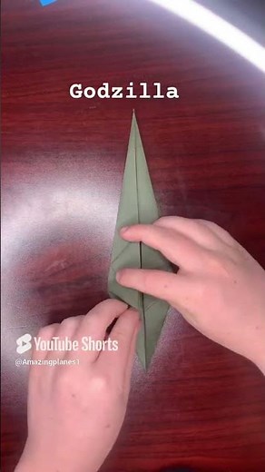 EASY ORIGAMI GODZILLA HOW TO MAKE