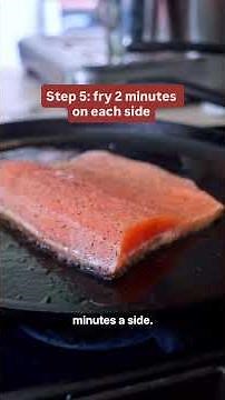 6 steps for a perfectly crispy trout fillet 🧈🐟🍋