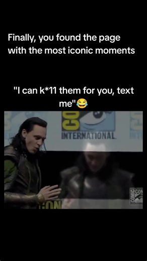 Comic Con 2013 #loki #tomhiddleston #marvel #comiccon #lokilaufeyson