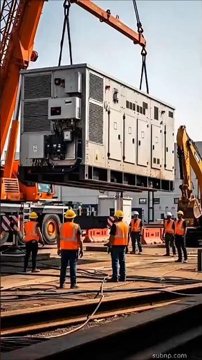 Viral Crane Disaster ⚠️ Giant Power Generator Falls Hard! #collapse #viral #fail
