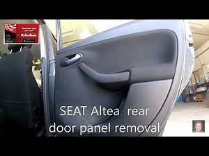 SEAT Altea rear door panel removal