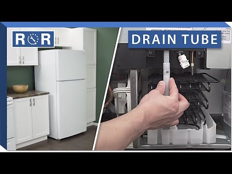 Refrigerator Drain Tube Replacement | Repair & Replace