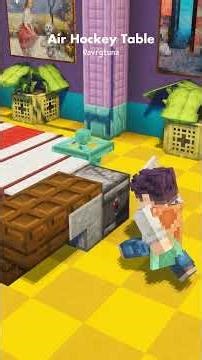 Air Hockey Table | Minecraft Mini Tutorial | #minecraftbuilding #minecrafttutorial #minecraft