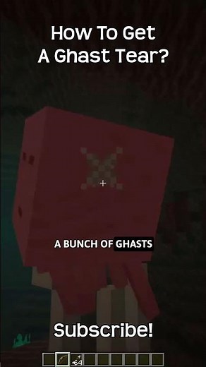 How To Get A Ghast Tear? In Minecraft!