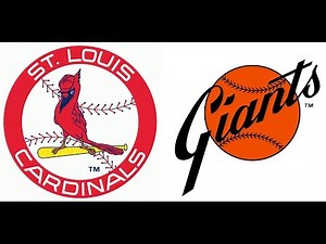 San Francisco Giants vs. St. Louis Cardinals, June 8, 1962 - Baseball Radio Broadcast