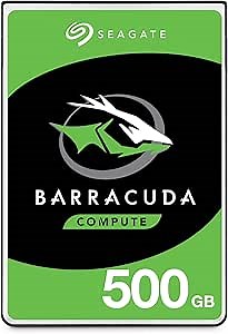 Seagate BarraCuda Mobile Hard Drive 500GB SATA 6Gb/s 128MB Cache 2.5-Inch 7mm (ST500LM030)