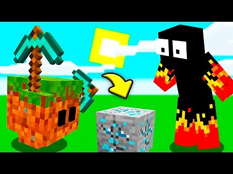 Treinei um PET BLOCO para MINERAR DIAMANTES - Minecraft Blocklings