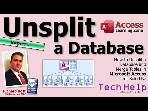 How to Unsplit a Database and Merge Tables in Microsoft Access for Solo Use