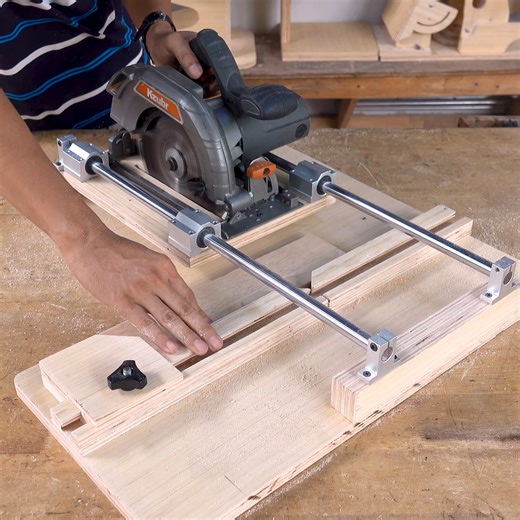 Amazing Woodworking Tools Tips and Hacks DIY Circular Saw Sliding Guide | Woodworking Tools TV