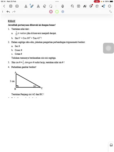 Trigonometri kelas X #matematika #trigonometri #belajar #matematikamudah #smkbisa