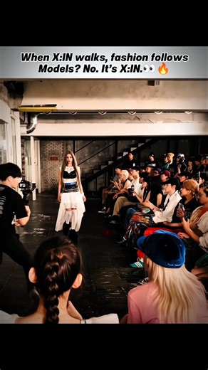 Not idols. Models X:IN runway walk 👀🔥#xin #kpop #shorts #fyp #runway