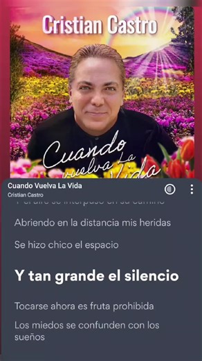 Cuando vuelva a la vida... #cristiancastro ##cancionesparahistorias #cancionesparaestados #cancionesdeamor #cancionesparadedicar