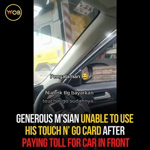 83K views · 415 reactions | Did you know that you cannot use the same Touch N' Go card twice at the same toll booth? Full article: https://worldofbuzz.com/generous-msian-unable-to-use-his-touch-n-go-card-after-paying-toll-for-car-in-front/ | WORLD OF BUZZ | Facebook