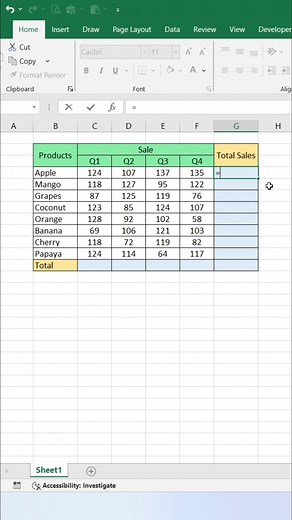 89K views · 586 reactions | AutoSum in Excel  #exceltips #exceltricks #exceltutorial #Excel | computernotion | Facebook