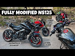 Tastefully Modified Pulsar Ns125 | Total Cost | Review | Exhaust Note