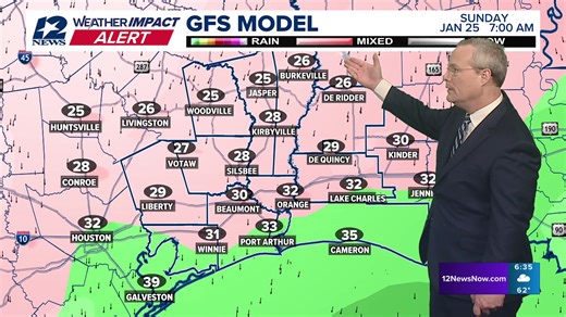 Streaming live on 12News 12News meteorologist Patrick Vaughn is in the Weather Impact Center to update you on Wednesday's weather in Southeast Texas. | 12NewsNow