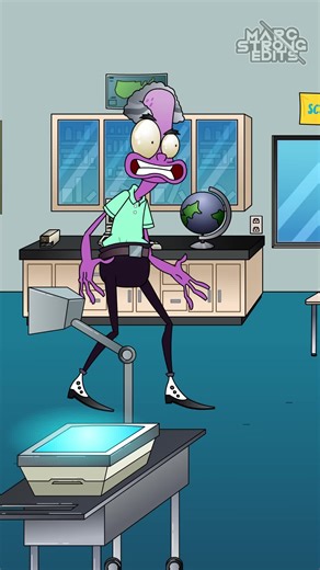 Pop Quiz!!😂 w/@matthewraymond_ #Animation #Cartoon #funny #MarcStrongEdits #MatthewRaymond #Tyrone #schoolzone #fyp