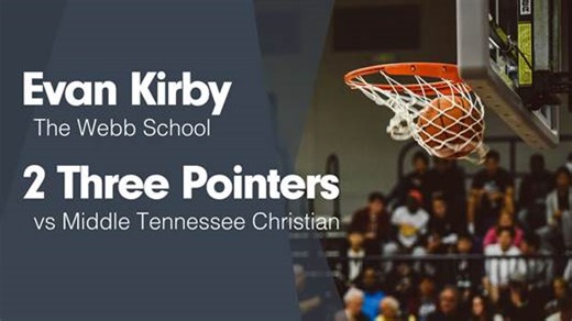 Evan Kirby Game Report: vs Smyrna