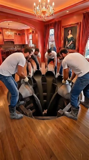 THIS FLOOR IS INCREDIBLE! 😱 Red aquarium epoxy floor #epoxy #epoxyfloor