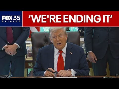 President Trump signs orders targeting cashless bail, flag burning