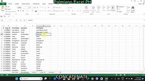 31 reactions | Concatenate#4 Paano Pagsamahin ang First Name At Last...