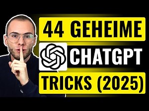 44 unfassbare ChatGPT Tipps 🤯 Verrate NIEMANDEM diese krassen Tricks!