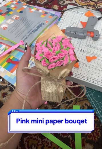 Stunning Pink Mini Paper Bouquet Ideas