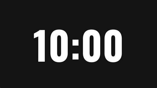 10分钟倒计时 - 10 Minute Timer - 无水印