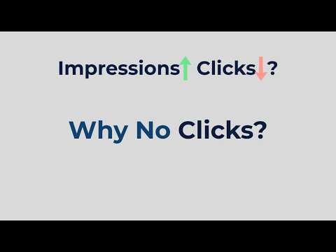 Impressions Up But Not Clicks? What It Really Means In SEO.