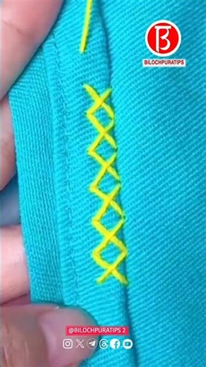 Manual Stitching Technique Tutorial Edge Locking Needle Technique